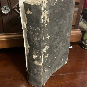 Antique 1850 History of England Vol. 2 by Thomas Macaulay 19c Hard Back Book